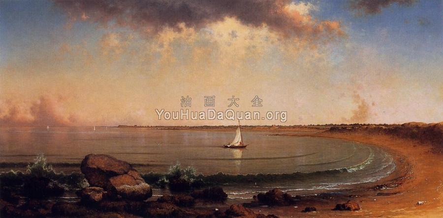 Shore Scene, Point Judith - 马丁·约翰逊·赫德